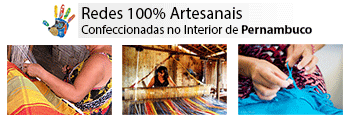 Redes de descanso artesanais sem costuras feitas no interior de Pernambuco