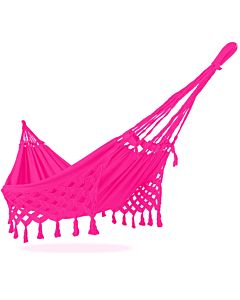 Rede de Descanso Intermediária Rosa Pink - Varanda Escama