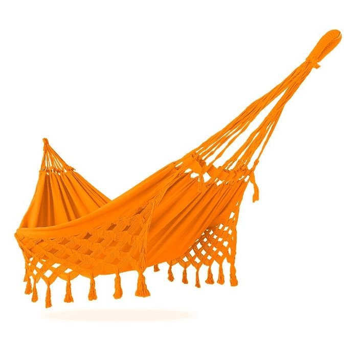 Rede de Descanso de Luxo Laranja