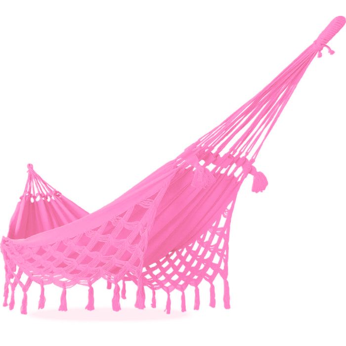 Rede de Descanso Intermediária Rosa Bebê - Varanda Escama