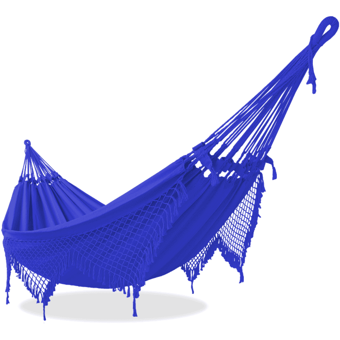 Rede de Descanso Simples Azul Caneta