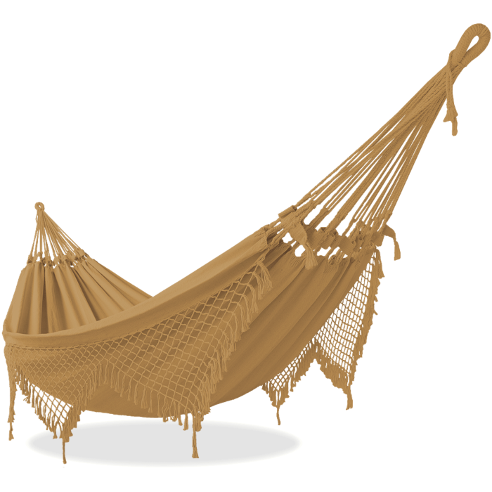 Rede de Descanso Simples Caramelo