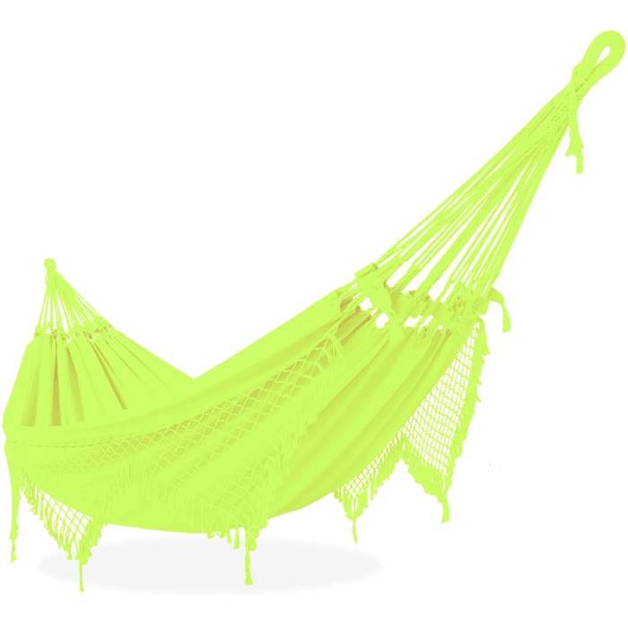 Rede de Descanso Simples Verde Limão