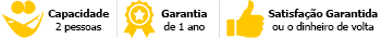 Rede de Descanso de Casal Simples | Garantia de 1 Ano | Satisfação Garantida ou o Dinheiro de Volta