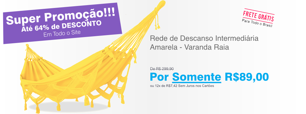 Rede de descanso mais vendida